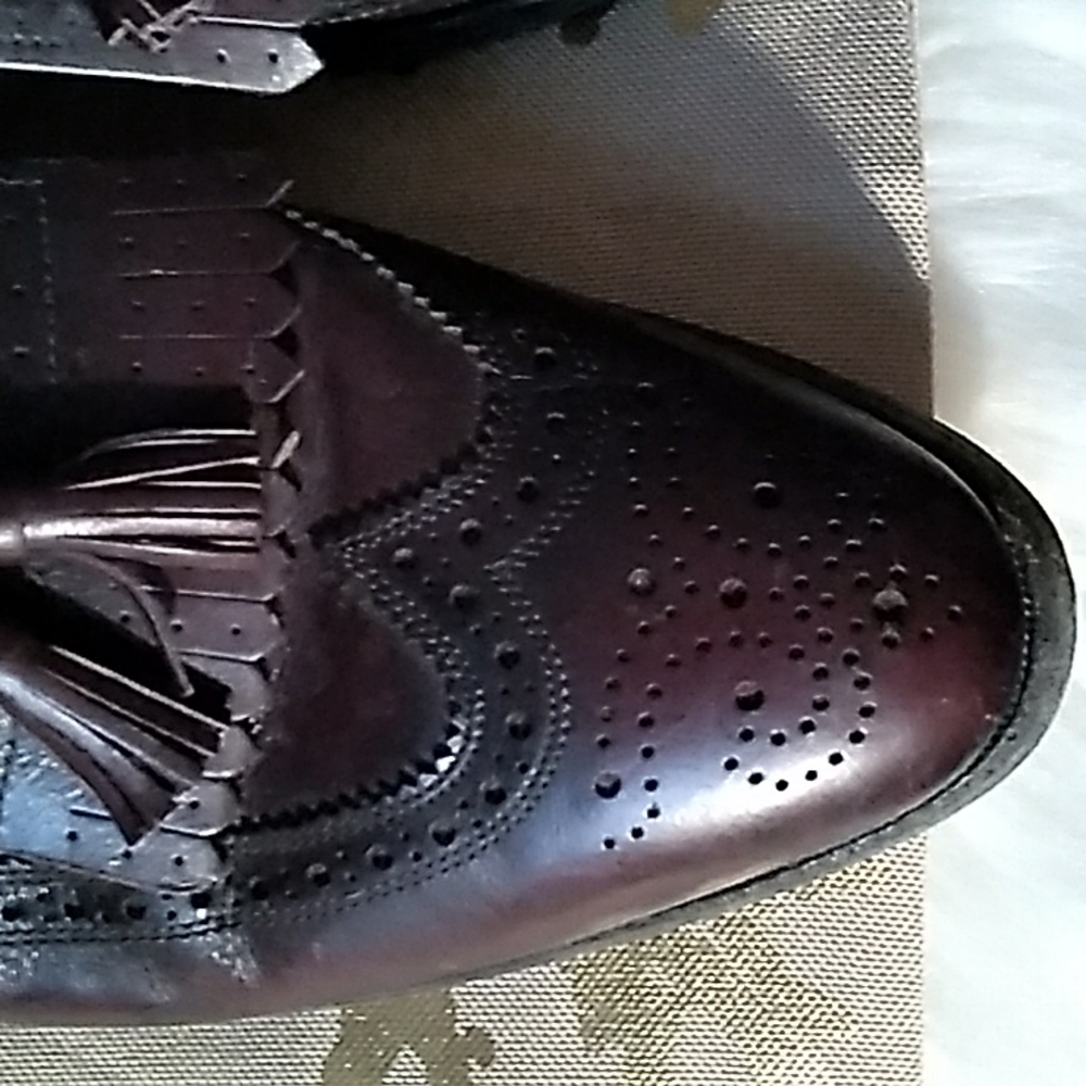 COPY - ALLEN EDMONDS VINTAGE BROWN MENS SHOE - Picture 2 of 10